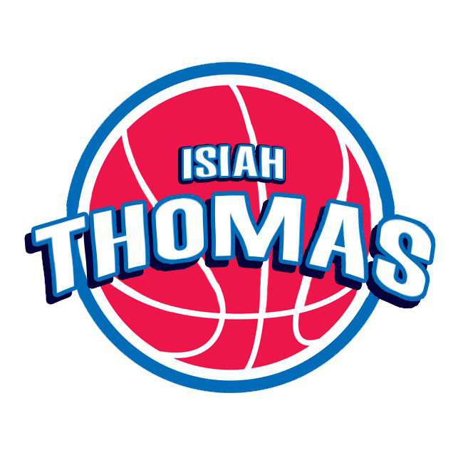 Detroit Pistons Isiah Thomas Logo fabric transfer